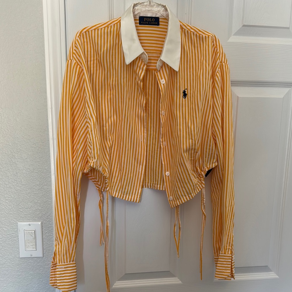 Like newPolo Ralph Lauren Yellow Striped Shirt